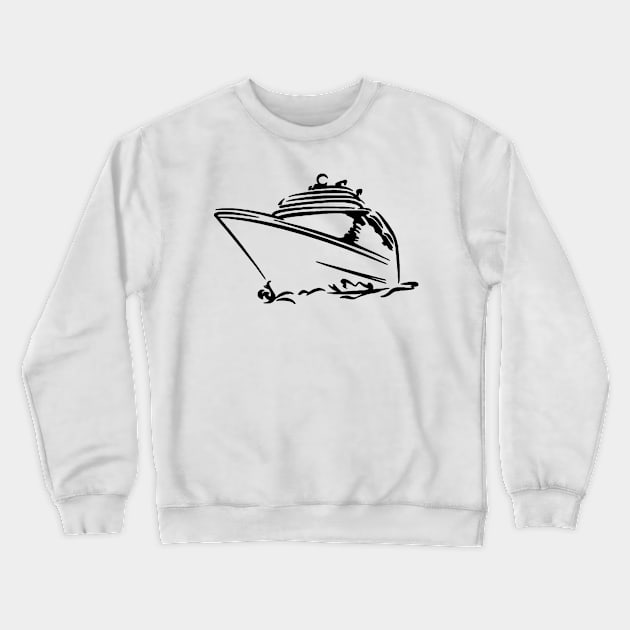 cruise ship Crewneck Sweatshirt by baikteman